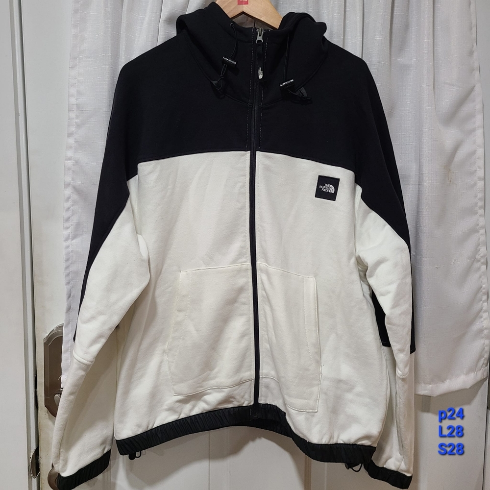 THE NORTH FACE GEARY FULL ZIP PULLOVER HOODIE BLACK - Large